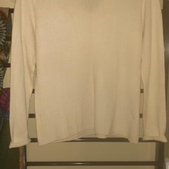 medium cream cashmere pullover - Picture 2 of 3